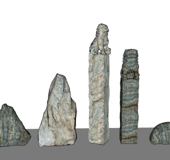 中式石头，栓马庄